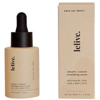 Lelive. Save Our Skin Peach & Aloe aha/bha Exfoliator